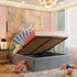 Elena Kids Bed - Plush Seafoam (Ex-Display)